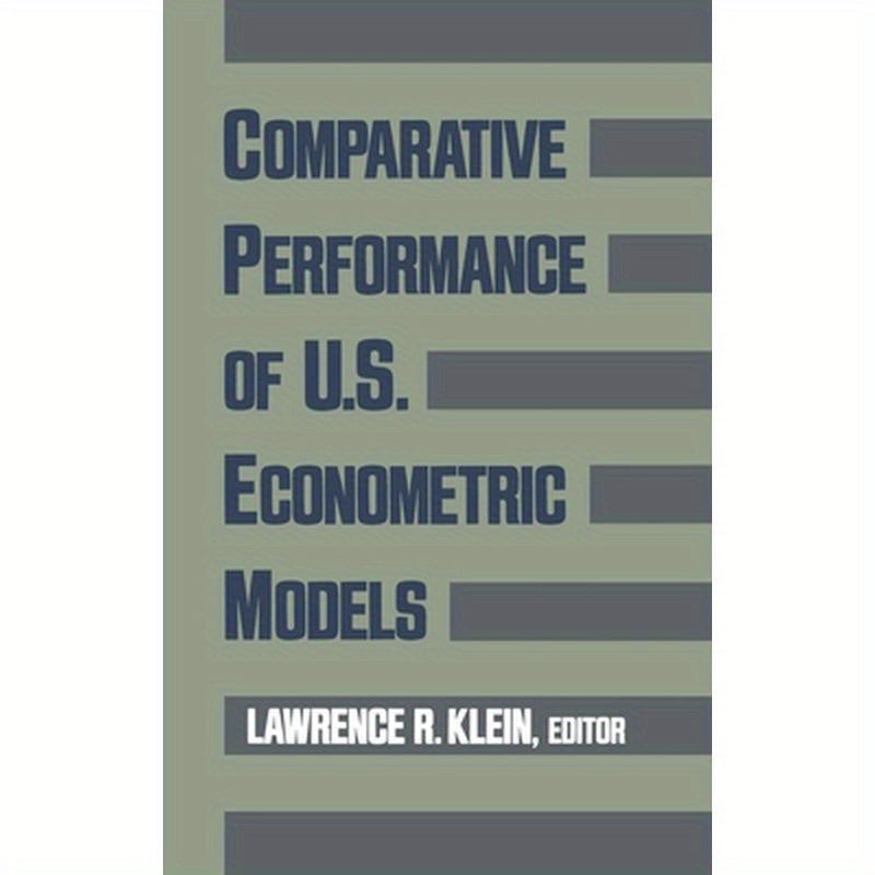 Comparative Performance of U.S. Econometric Models