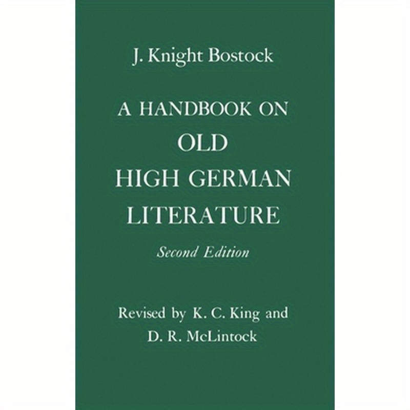 A Handbook on Old High German Literature