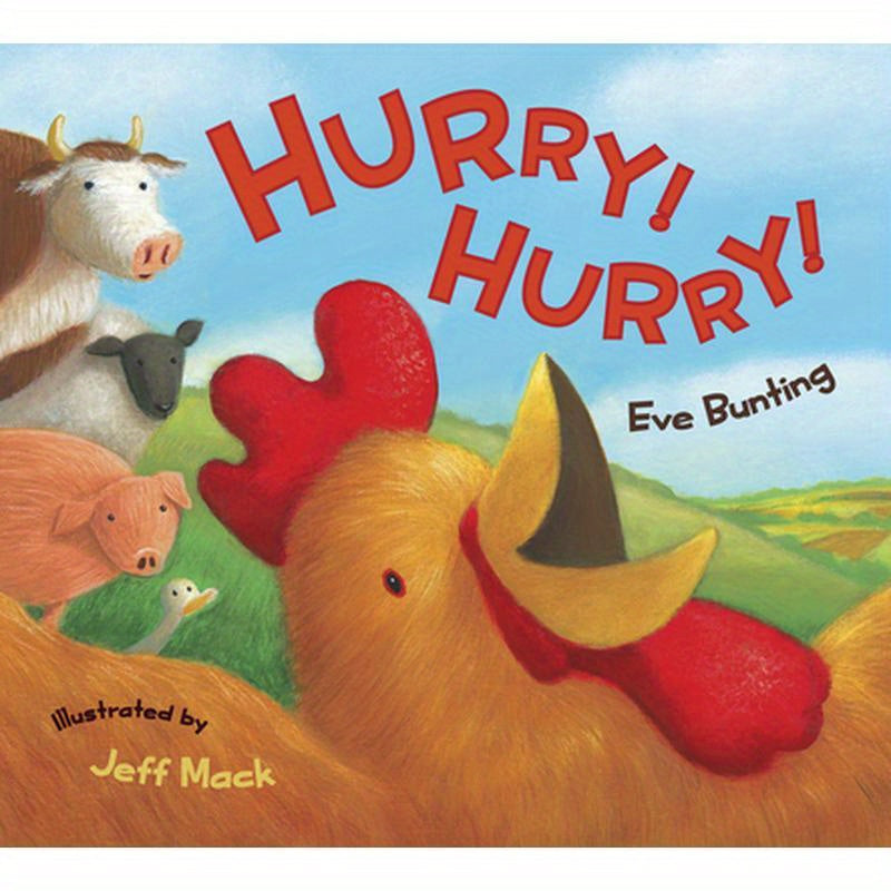 Hurry! Hurry! Board Book: An Easter and Springtime Book for Kids