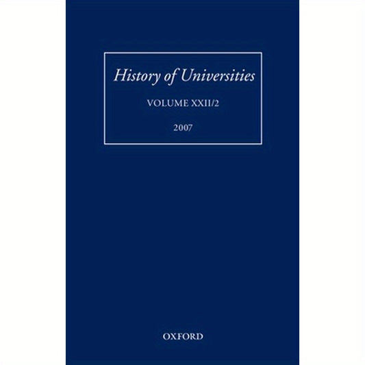 History of Universities: Volume XXII/2