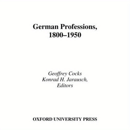 German Professions 1800-1950