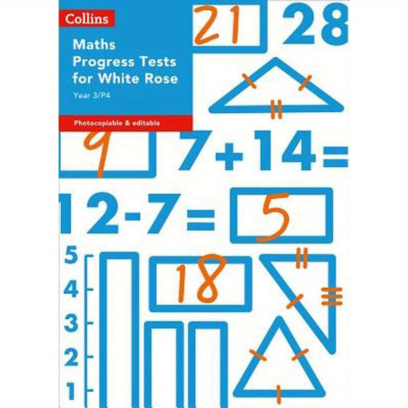 Collins Tests & Assessment - Year 3/P4 Maths Progress Tests for White Rose