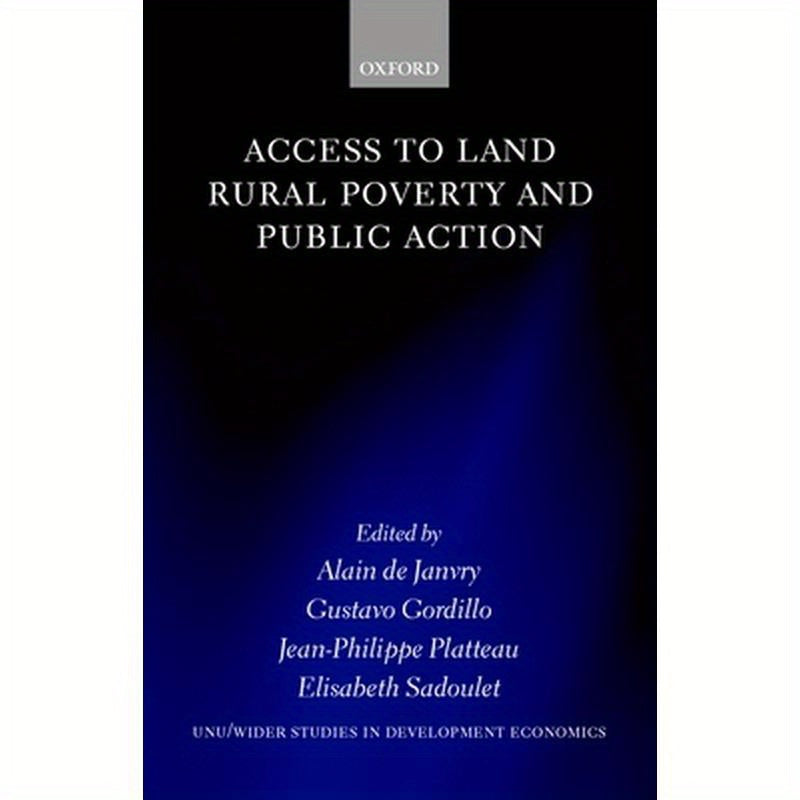 Access to Land, Rural Poverty, and Public Action