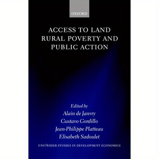 Access to Land, Rural Poverty, and Public Action