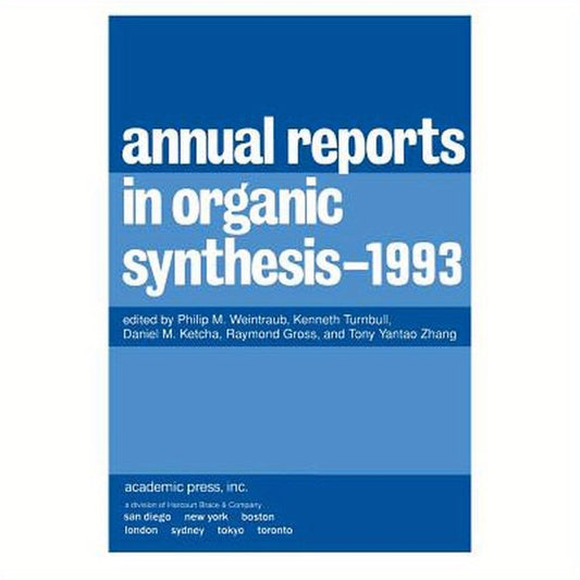Annual Reports in Organic Synthesis 1993: 1993