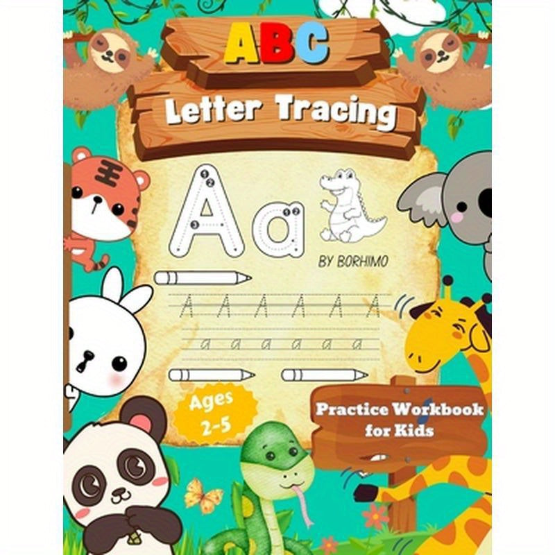 Letter Tracing Book for Kids 3-5 Years Old: Big Letter Tracing Book for Kids, Fun Activity Book (156 Pages)