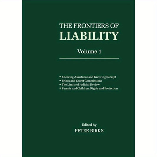 Frontiers of Liability: Volume 1