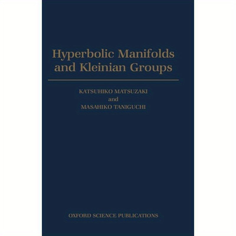 Hyperbolic Menifolds and Kleinian Groups