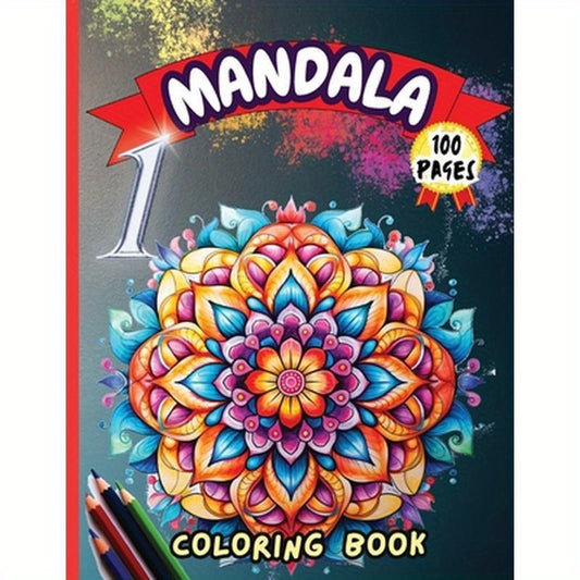 Mandala 1 Coloring Book: Stress Relieving Mandala Designs for Adults Relaxation