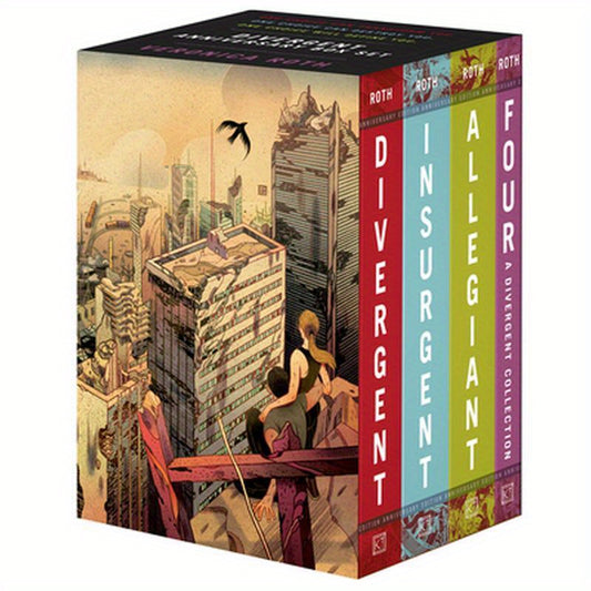 Divergent Anniversary 4-Book Box Set: Divergent, Insurgent, Allegiant, Four