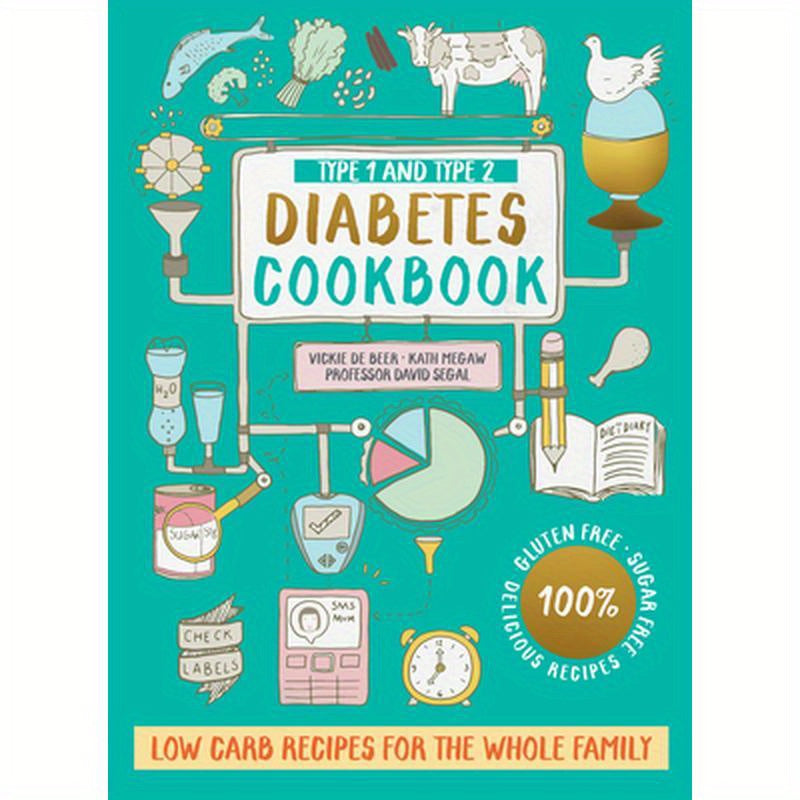 Type 1 and Type 2 Diabetes Cookbook: Low Carb Recipes for the Whole Family