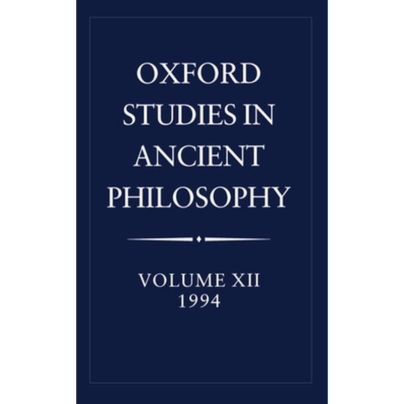 Oxford Studies in Ancient Philosophy