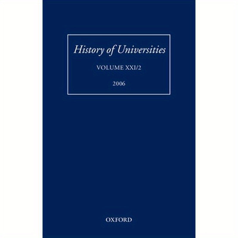 History of Universities: Volume XXI/2