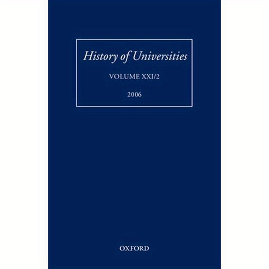 History of Universities: Volume XXI/2