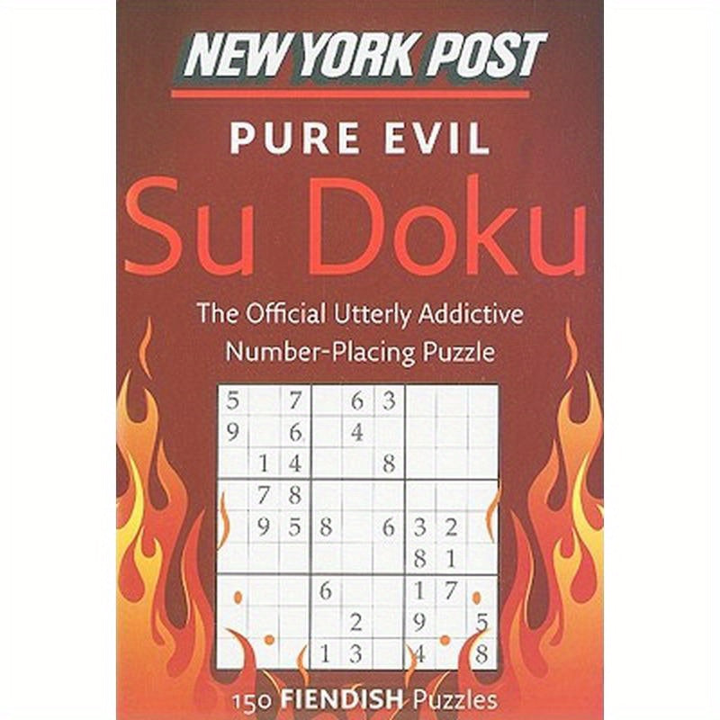New York Post Pure Evil Su Doku