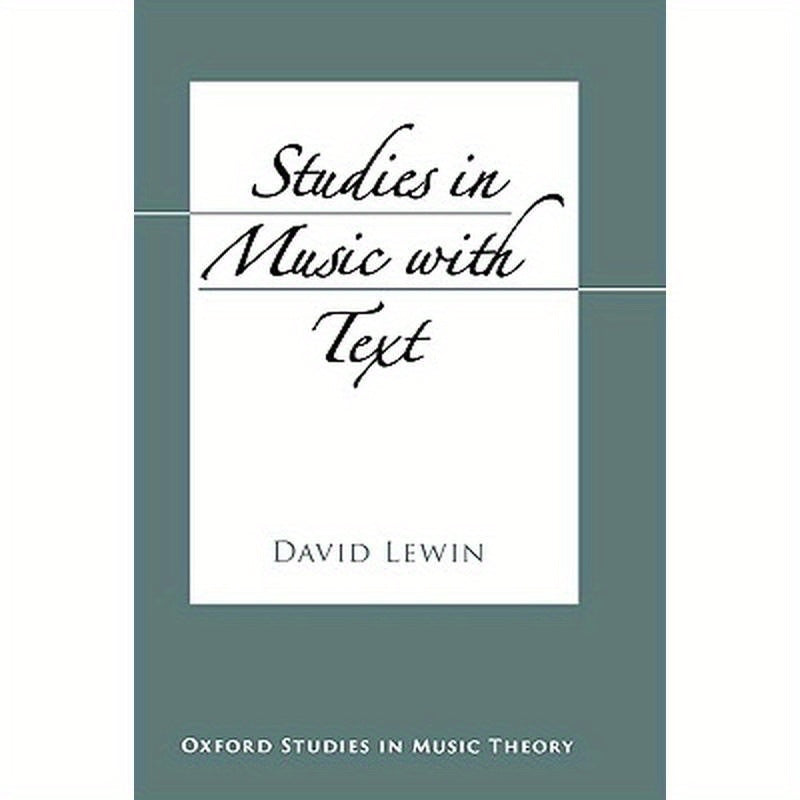 Studies in Music with Text