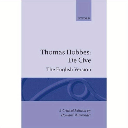 de Cive: The English Version