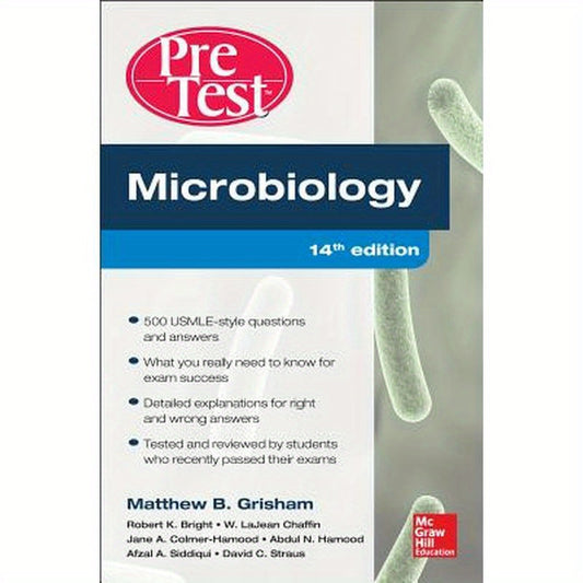Microbiology Pretest Self-Assessment and Review 14/E