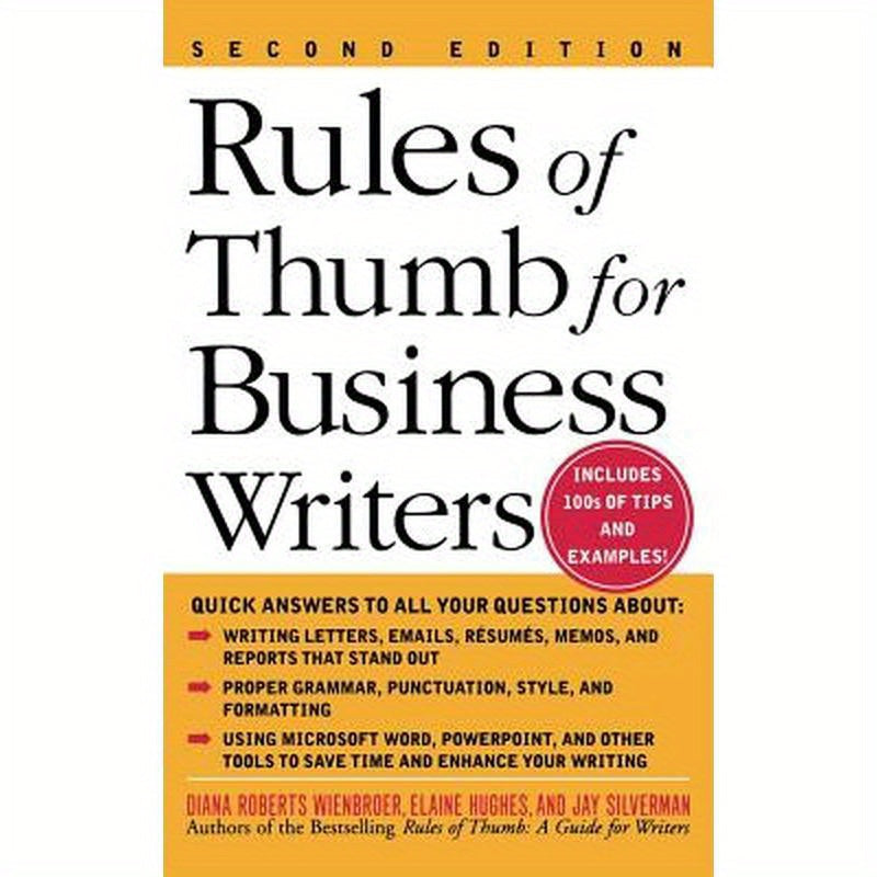 Rules of Thumb for Business Writers