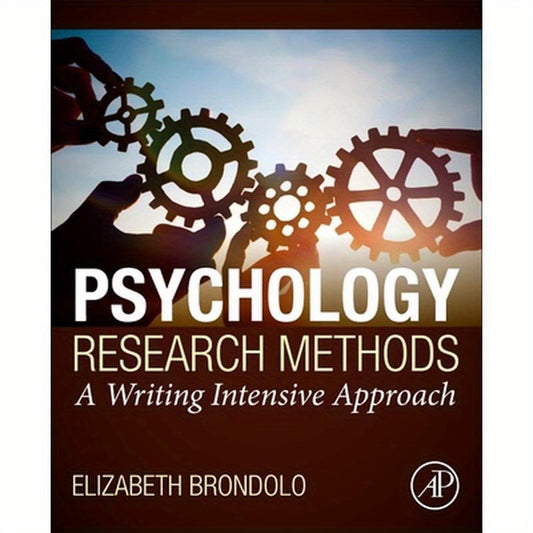 Psychology Research Methods: A Writing Intensive Approach