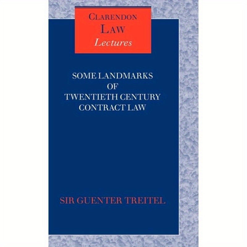Some Landmarks of Twentieth Century Contract Law