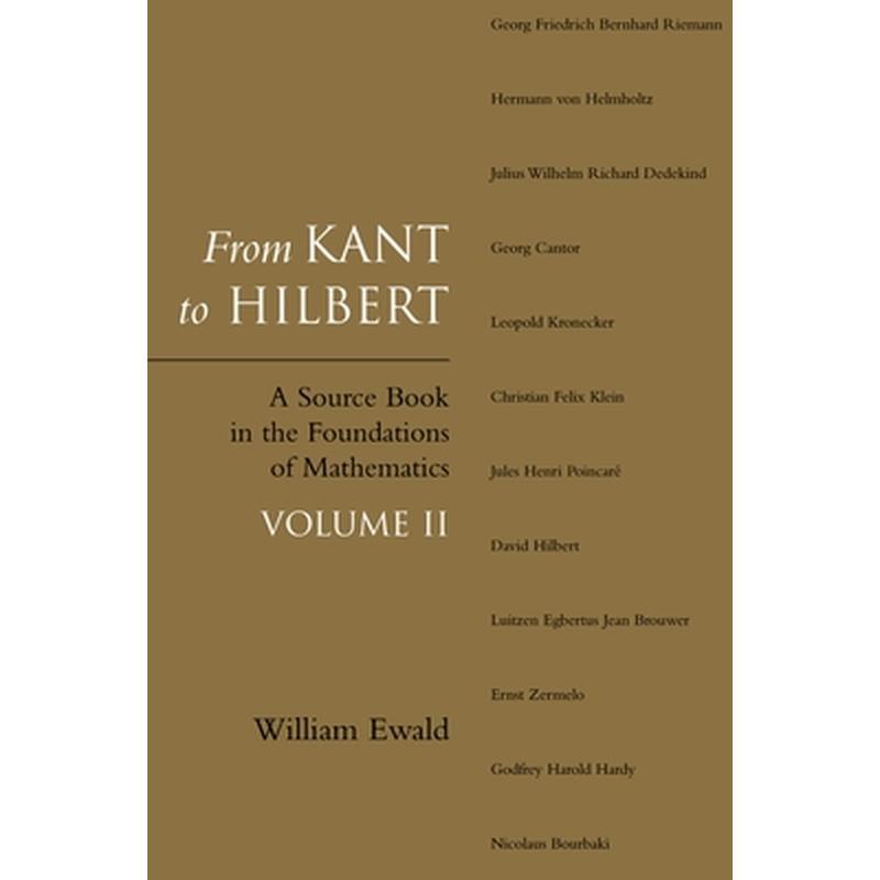 From Kant to Hilbert Volume 2