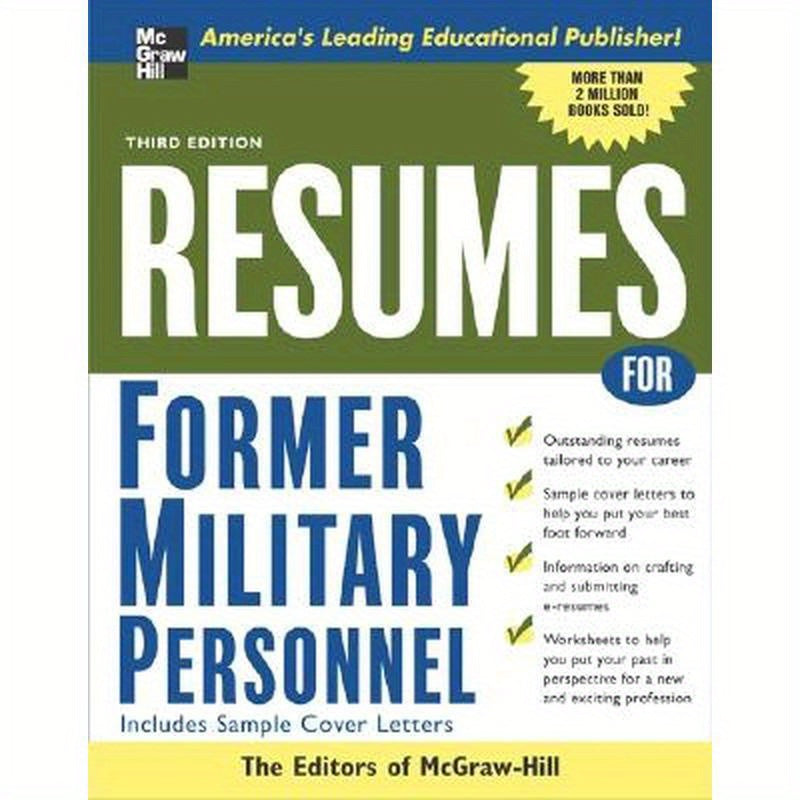 Resumes for Former Military Personnel