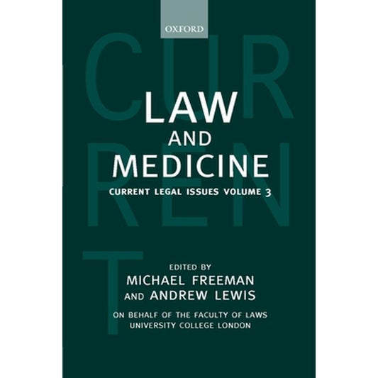 Law and Medicine: Current Legal Issues 2000 Volume 3