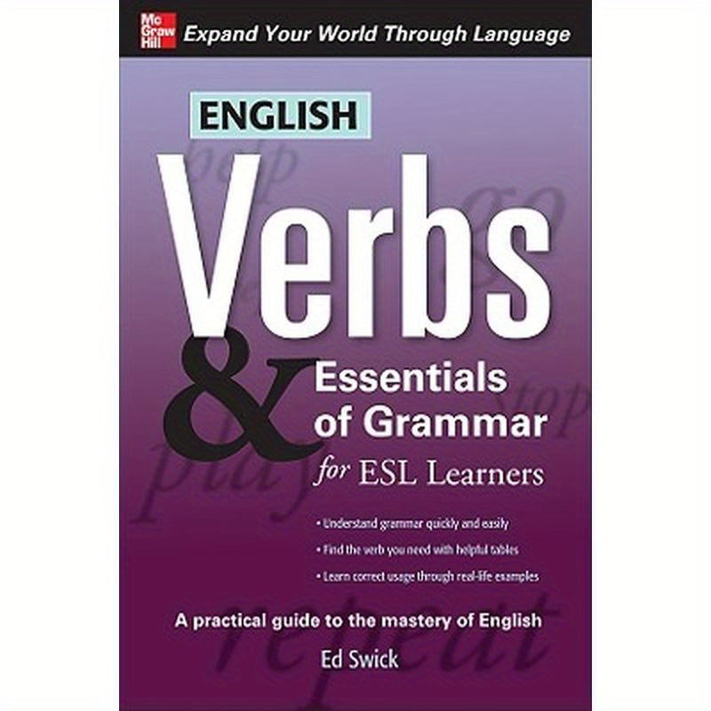 English Verbs & Essentials of Grammar for ESL Learners