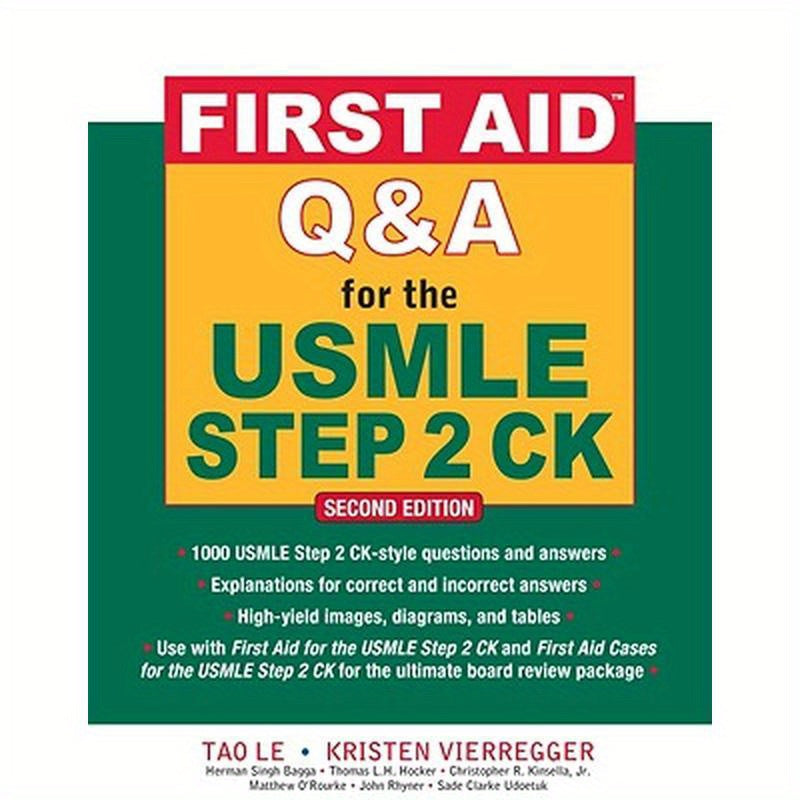 First Aid Q&A for the USMLE Step 2 Ck, Second Edition