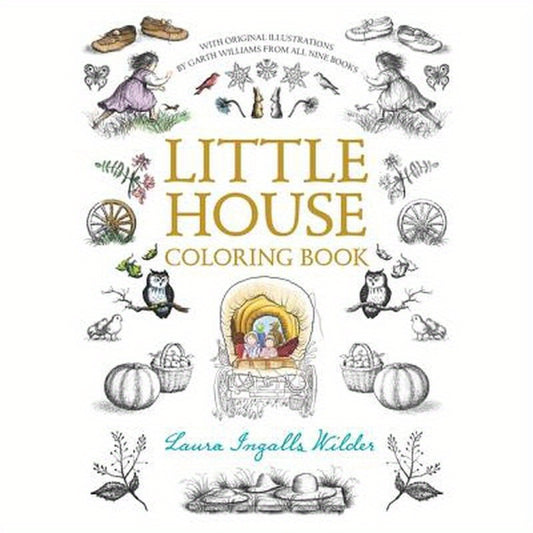 Little House Coloring Book: Coloring Book for Adults and Kids to Share