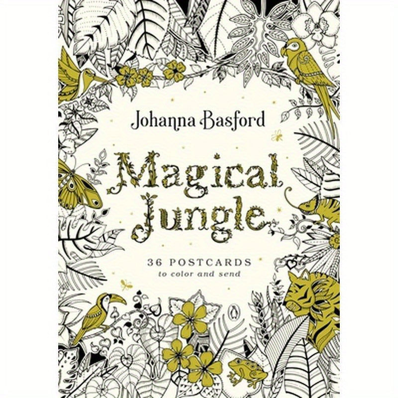 Magical Jungle: 36 Postcards to Color and Send