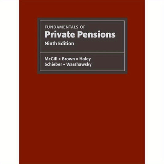 Fundamentals of Private Pensions