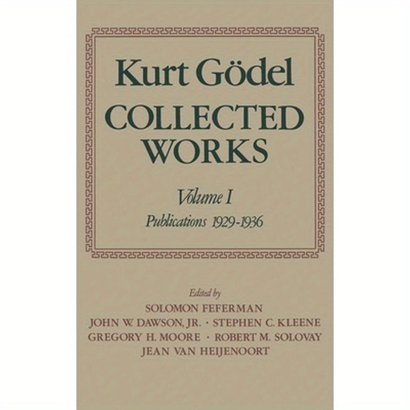 Collected Works: Publications 1929-1936