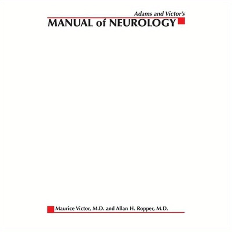 Adams & Victor's Manual of Neurology