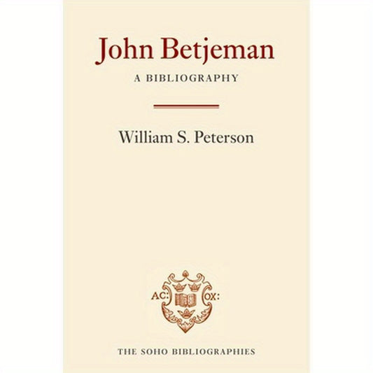 John Betjeman: A Bibliography