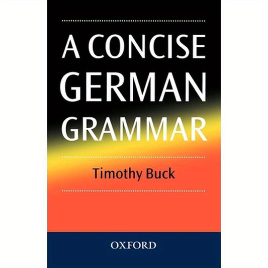 A Concise German Grammar