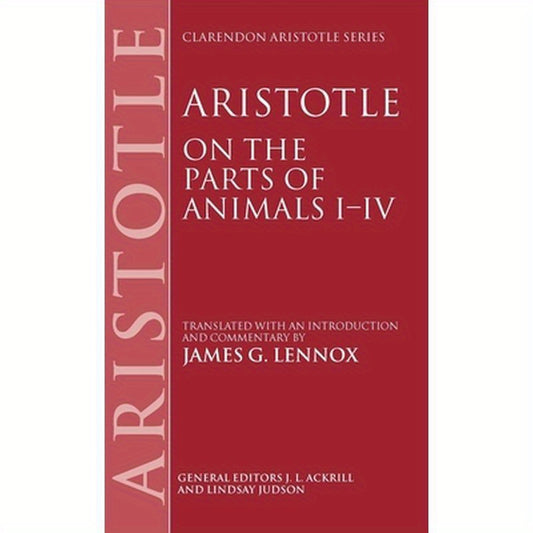 Aristotle: On the Parts of Animals I-IV