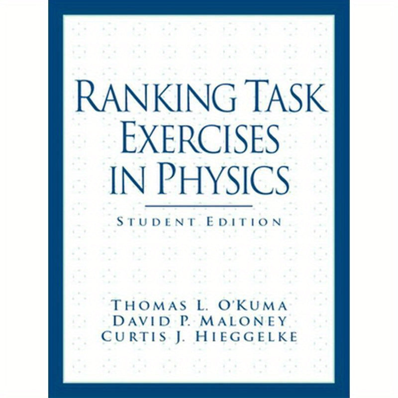 Ranking Task Exercises in Physics