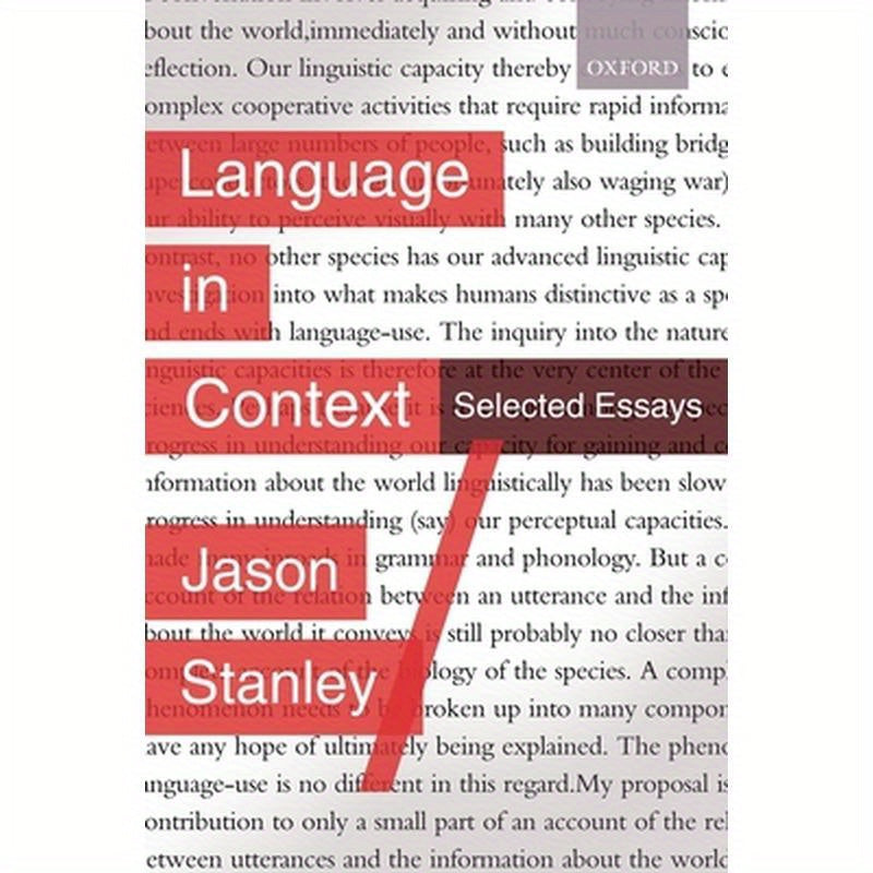 Language in Context: Selected Essays