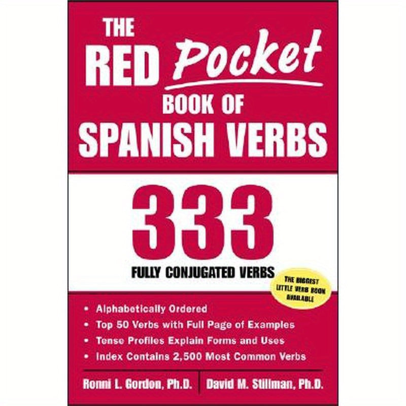 The Red Pocket Book of Spanish Verbs: 333 Fully Conjugated Verbs