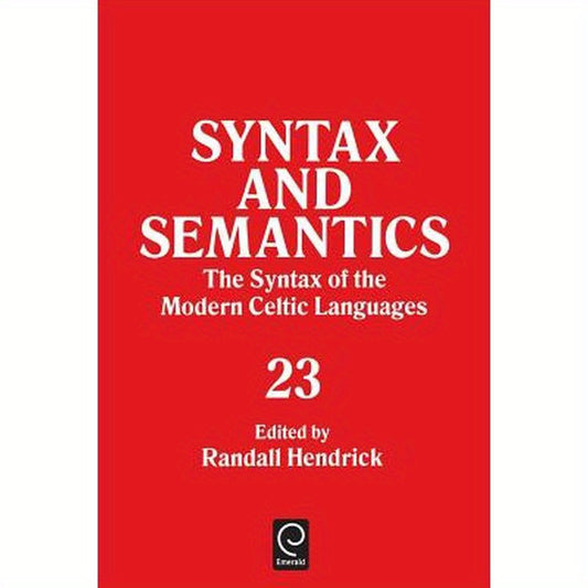 Syntax and Semantics, Volume 23 Tr Ppr