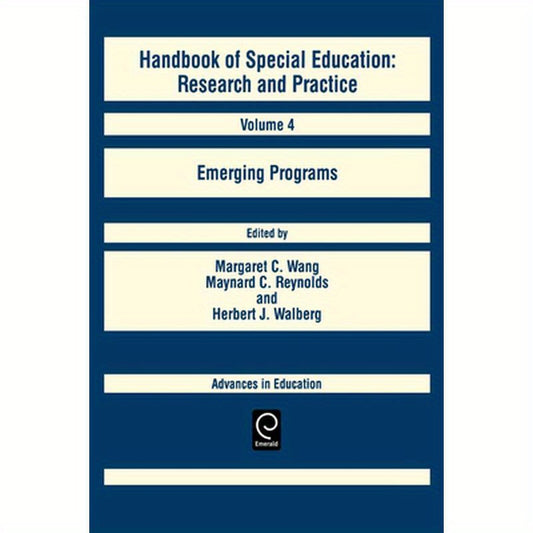 Handbook of Special Education: Emerging Programs