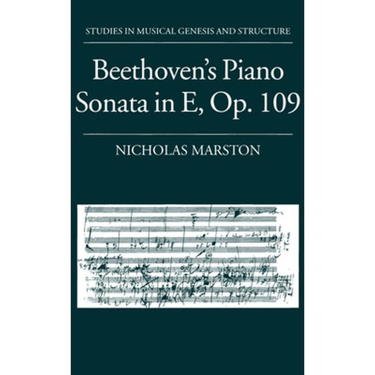 Beethoven's Piano Sonata in E, Op. 109