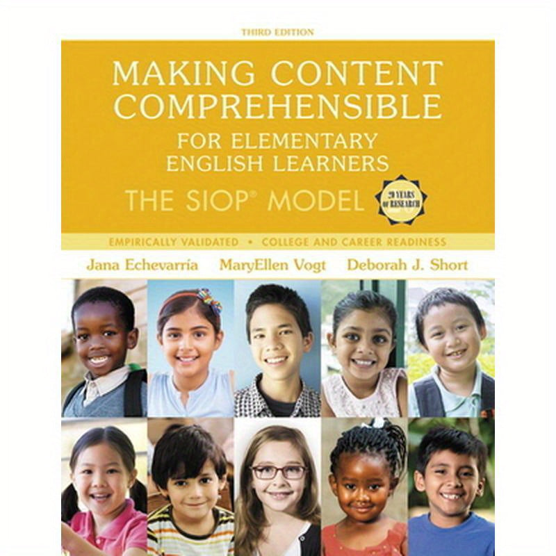 Making Content Comprehensible for Elementary English Learners: The Siop Model