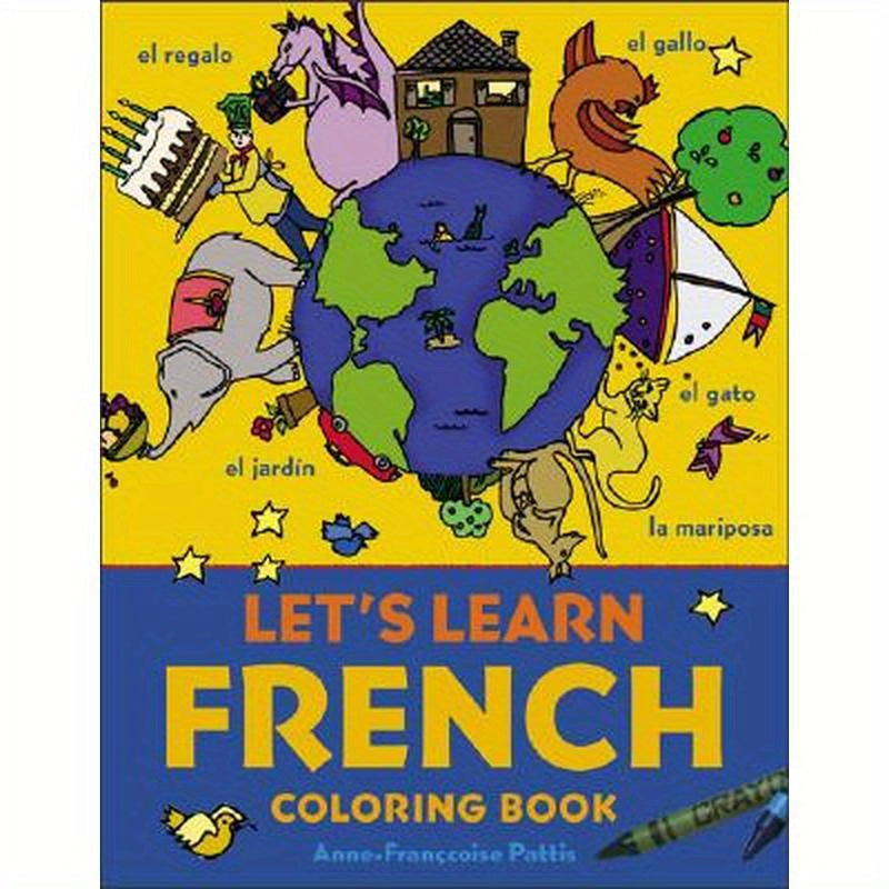 Let's Learn French Coloring Book