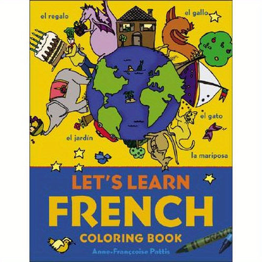 Let's Learn French Coloring Book