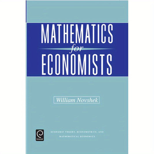 Mathematics for Economists