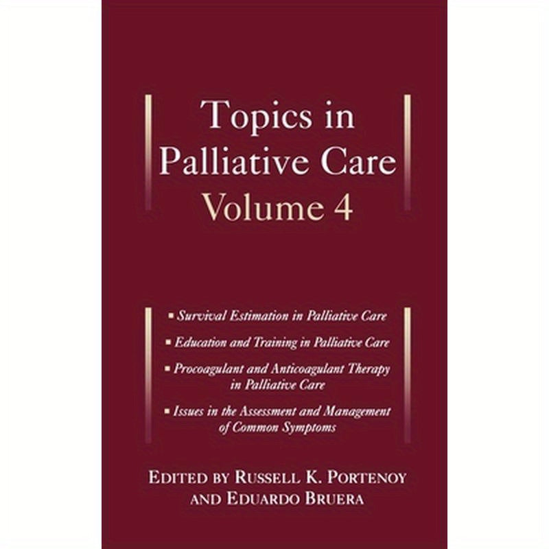 Topics in Palliative Care: Volume 4