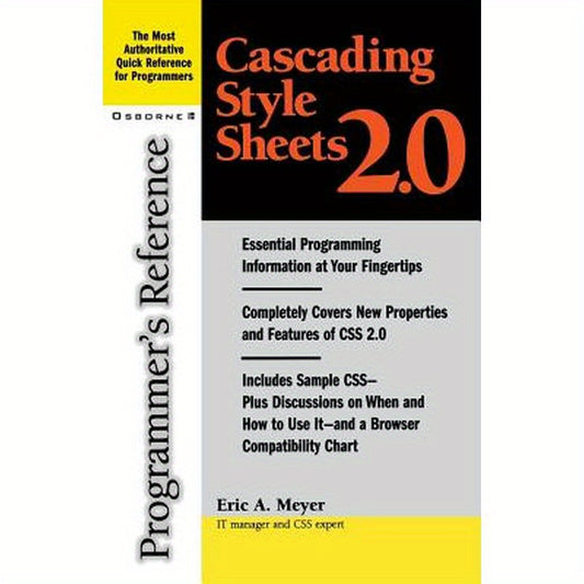 Cascading Style Sheets 2.0: Programmer's Reference